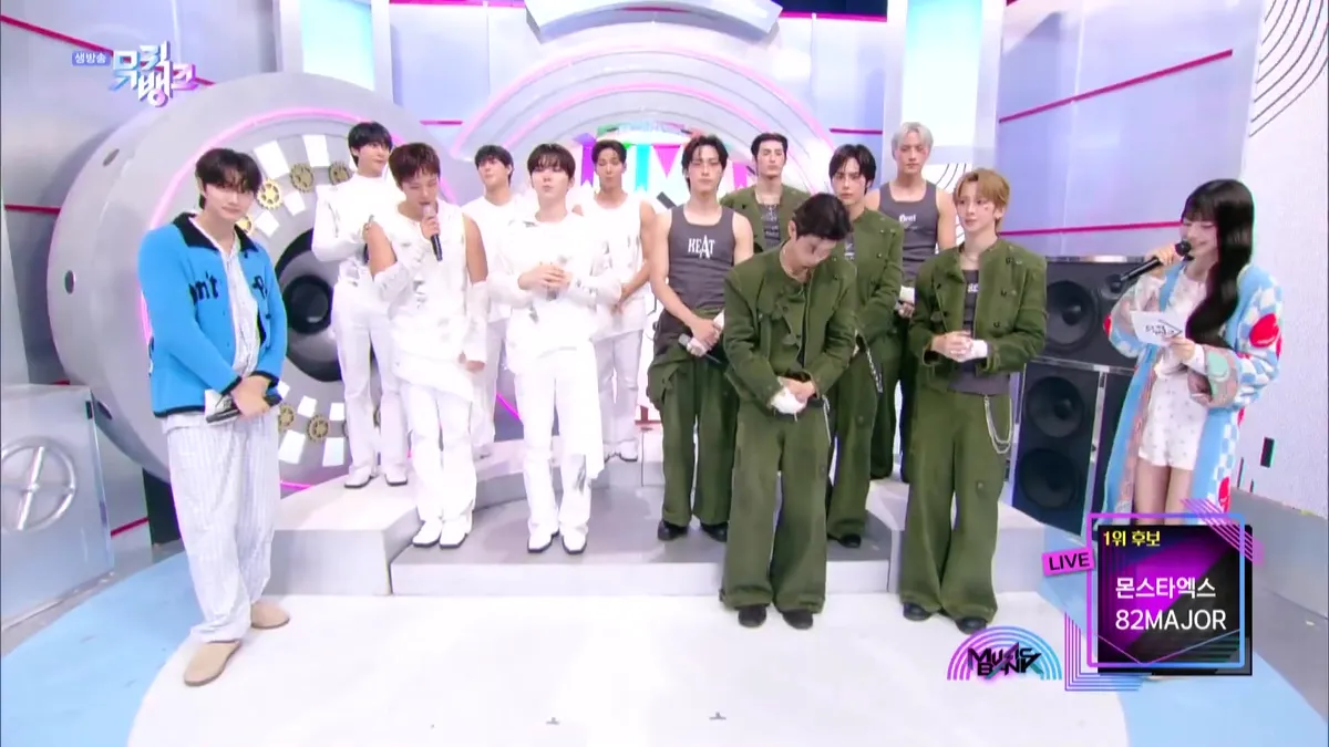Monsta X and 82MAJOR Stand Together as First-Place Nominees in KBS WORLD TV 'Music Bank' Interview