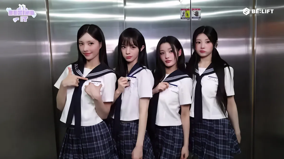 GLLIT, I'm right here 🩵 | 'I Got Your Back (Feat. JISOO, MOMOKA of HANA)' — YouTube: ILLIT
