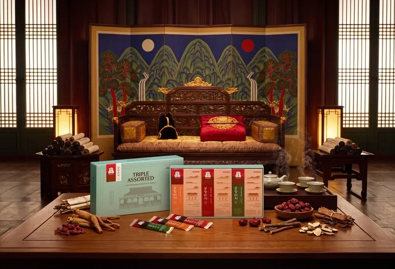 Product image of the newly launched Gungjeongbicha Triple Assorted by JungKwanJang. (Photo provided by KGC)