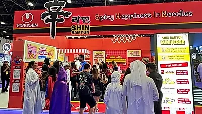 Nongshim promotes Shin Ramyun at UAE Comic Con