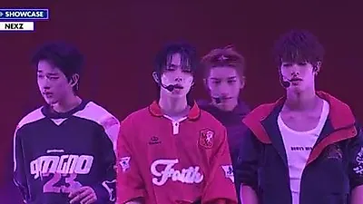 NEXZ commands KCON LA stage with powerful Stray Kids cover