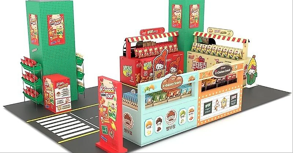 Nongshim partners with Olive Young and Sanrio to promote K-snacks to tourists