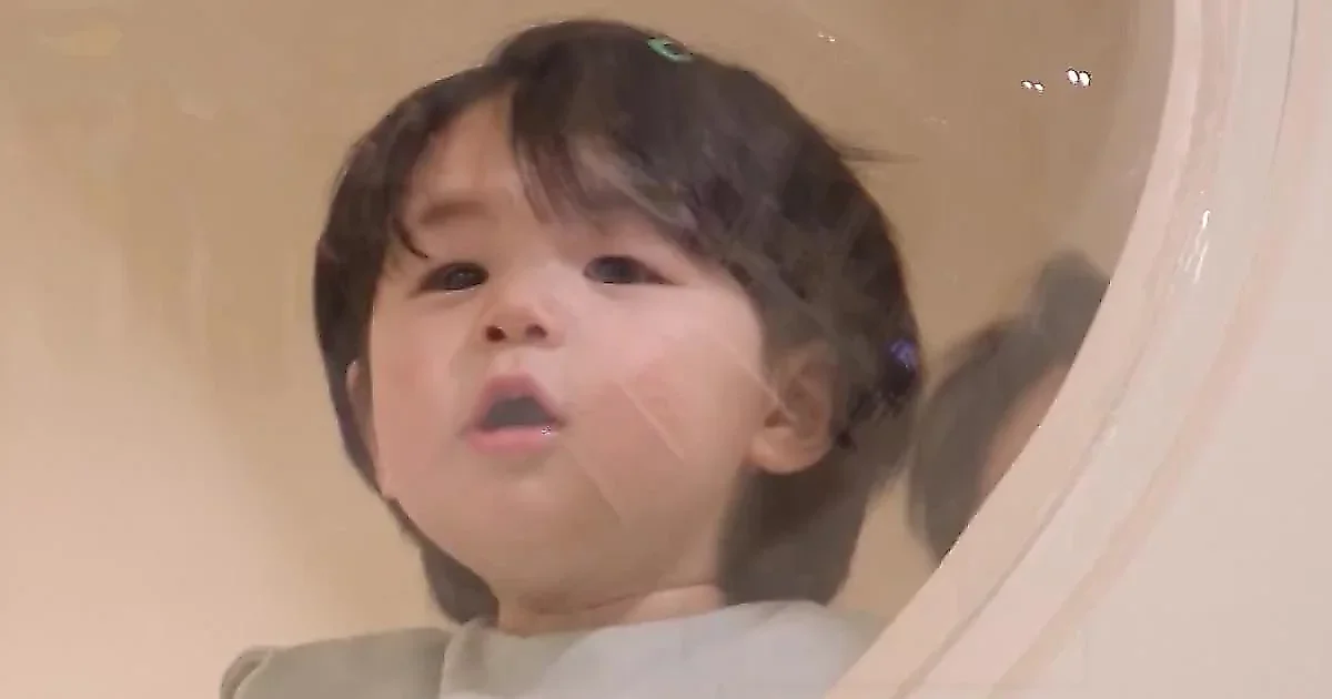 Haru conquers climbing challenge and enjoys water play