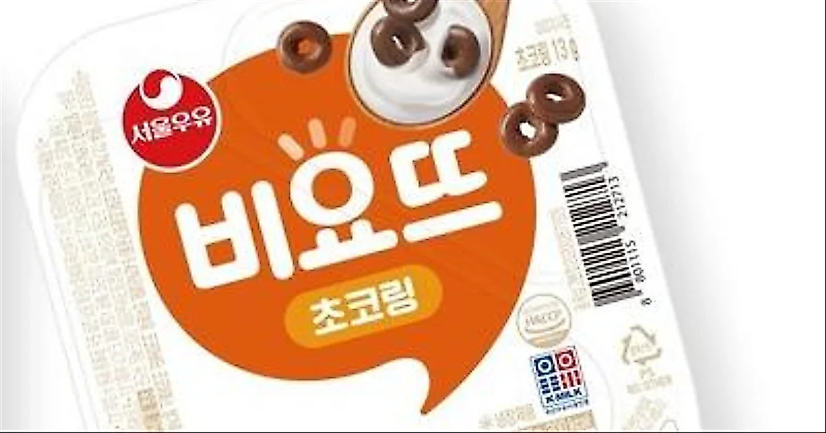 ソウル牛乳、「ビヨット チョコリング 糖低減版」を発売。糖分を45%カット