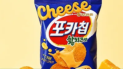 Orion launches Poca Chip Hwang cheese flavor