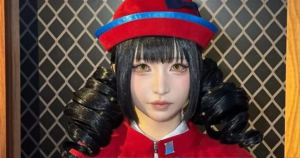 [TGS 2026] 模特 Anzai Rin 化身“电梯小姐”，在视错觉展位展现完美定格魅力