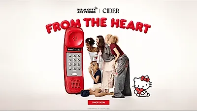 Shop Cider launches 'Hello Kitty & Friends' Sanrio collection