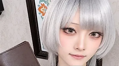 Model Aruku embodies 'Minnie' at Nexon booth during TGS 2026