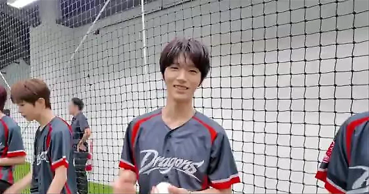 NCT WISH delivers ceremonial first pitch for China's Weichuan Dragons
