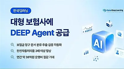 Korea Deep Learning to automate insurance claims with DEEP Agent