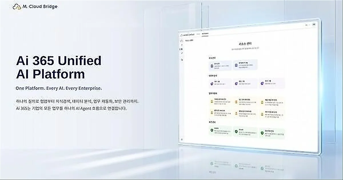 MCloudBridge、ERP・CRM・MESと連携する企業向けAIプラットフォーム「Ai 365 Unified AI Platform」を公開。