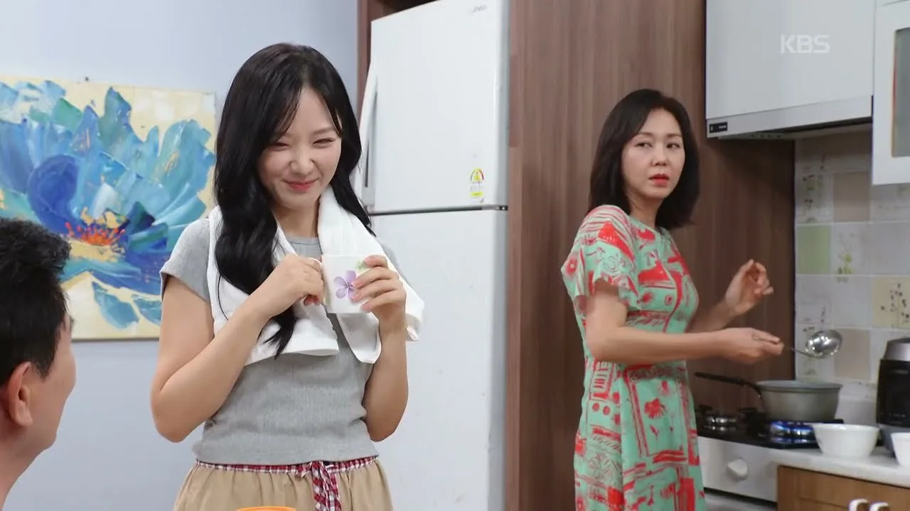 레토르트 미역국으로 맞이한 생일, 드라마 '엄마가 미쳤어요' 속 이한위 가족의 아침 풍경