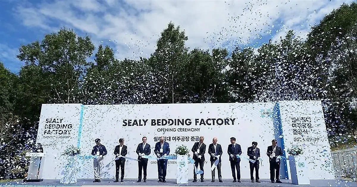 Sealy Bed inaugura su nueva planta en Yeoju para potenciar su producción