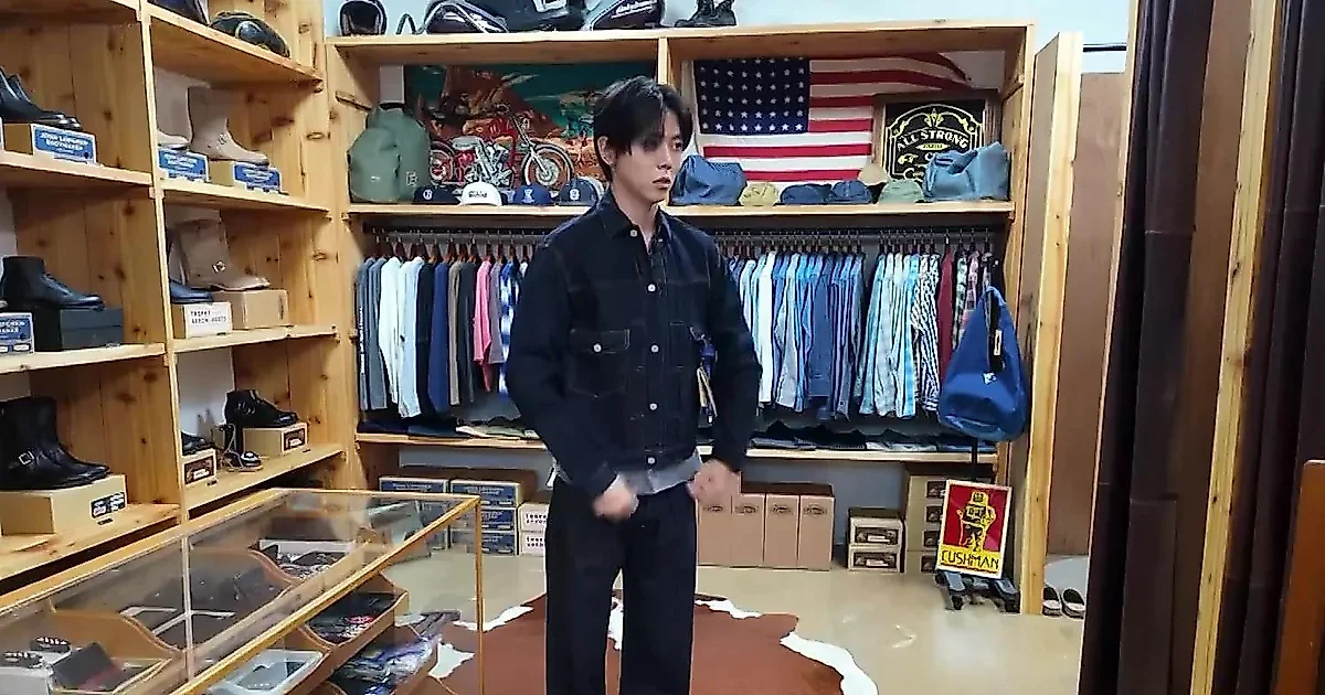 Joo Woo-jae luce su estilo Amekaji en Garosu-gil