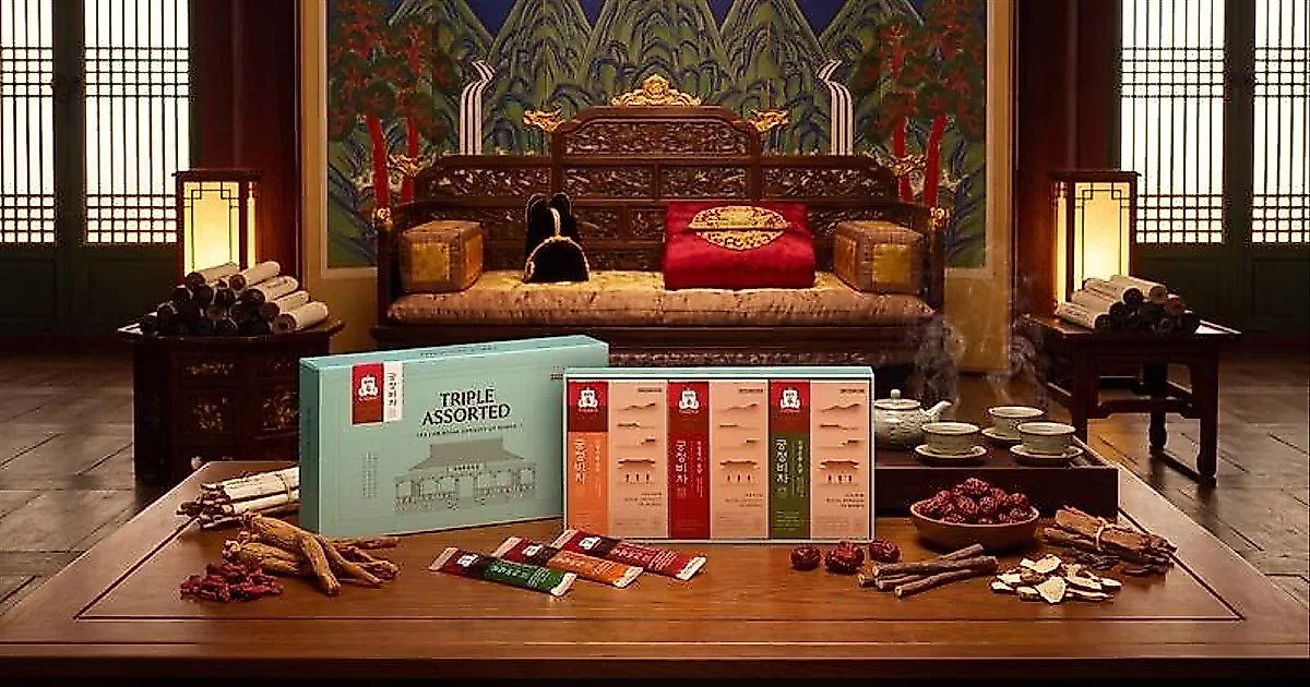 Cheong Kwan Jang ra mắt bộ trà Gungjeongbicha Triple Assorted