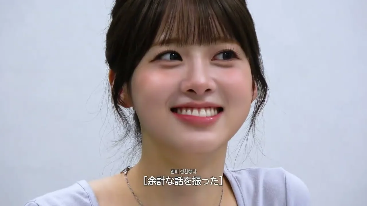 LIGHTSUM's HINA, at a 'Fan Service' practice session in preparation for Japanese performances