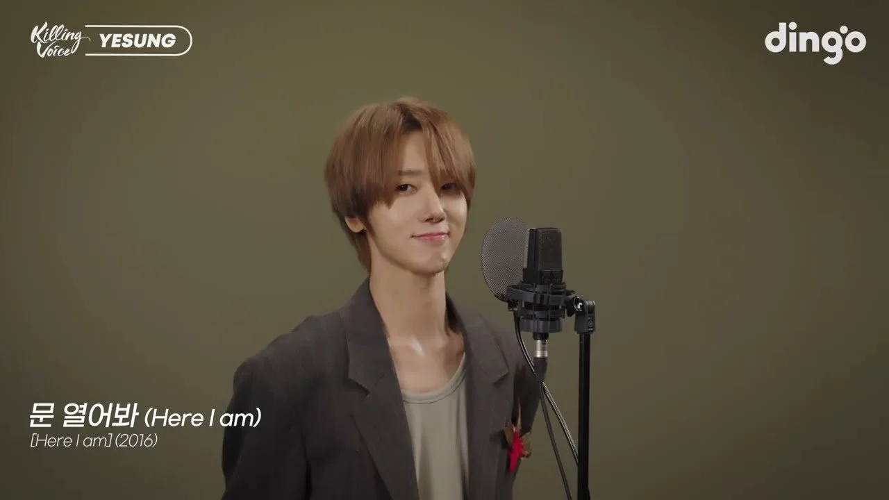 YESUNG appears on dingo music Killing Voice for 10th solo anniversary... Medley of hits including 'It Has to Be You'