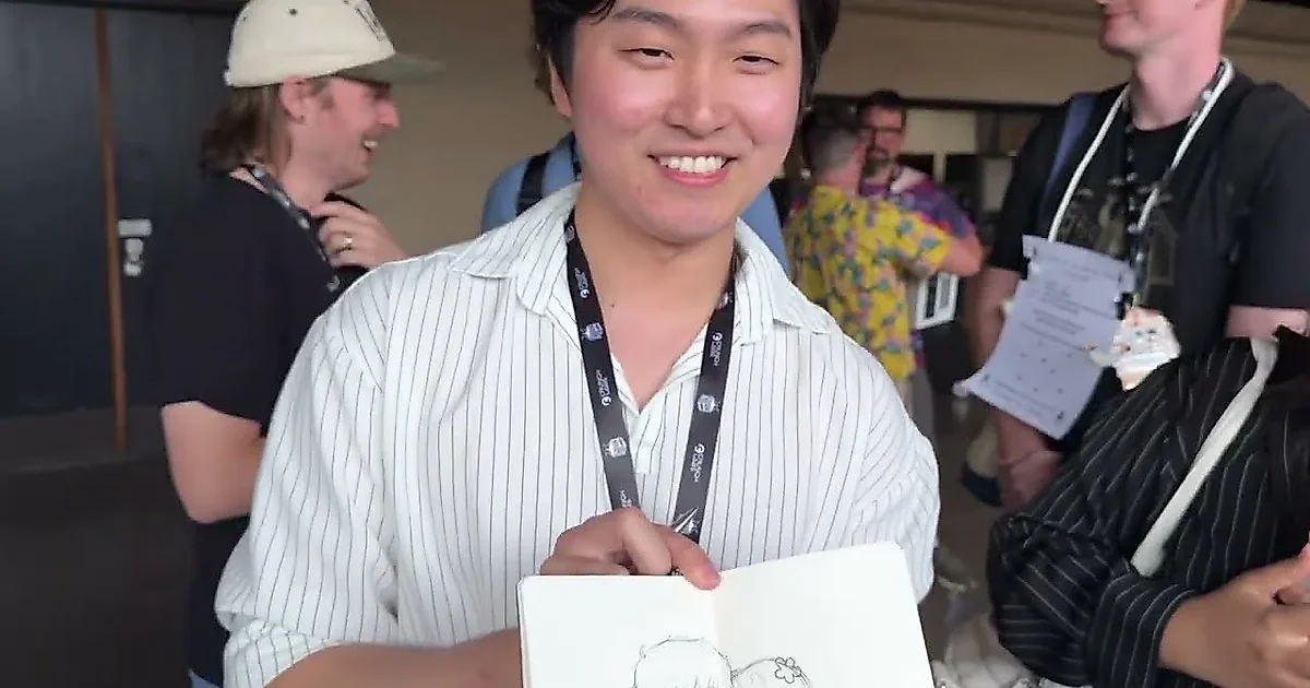 LilyPichu visits Open Sauce... Participating in Battlebot and panels with Michael Reeves