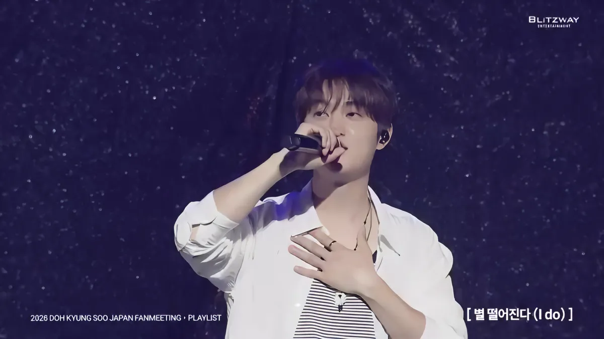 D.O. (Doh Kyung-soo) tỏa sáng khi biểu diễn tại buổi fan meeting ở Nhật Bản