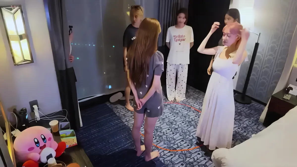 The Story of How a Flamingo Appeared in Yongsan | Girls’ Night #4 — YouTube: LE SSERAFIM