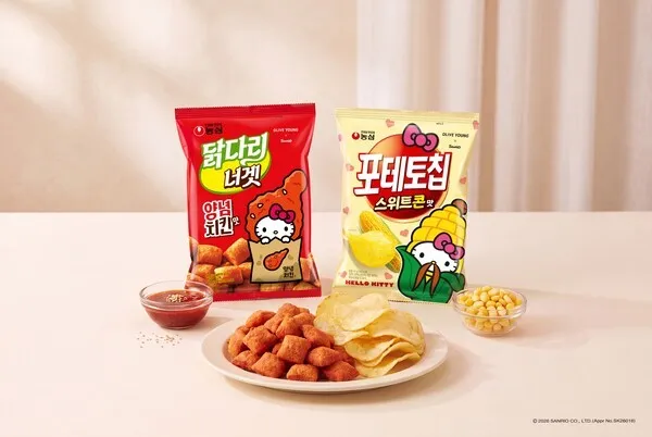 Nongshim to Launch Two New Snack Products in Collaboration with Olive Young and Sanrio
